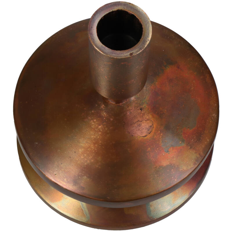 Candle Stick Aluminium - Bronze 13CM - Image 2