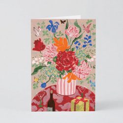 ‘Birthday Bouquet & Champagne’ Card