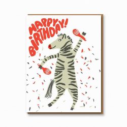 ‘Party Zebra’ Card