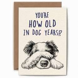 ‘Dog Years’ Greeting Card  