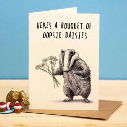 ‘Oopsie Daisies’ Greeting Card 