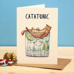 ‘Catatonic’ Greeting Card  