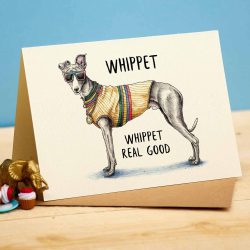 ‘Whippet’ Greeting Card