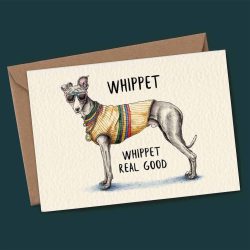 ‘Whippet’ Greeting Card