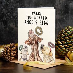 ‘Bark Angels’ Greeting Card  