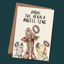 ‘Bark Angels’ Greeting Card  