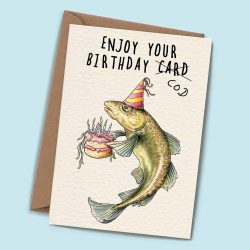 ‘Birthday Cod’ Greeting Card