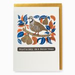 ‘Partridge in a Pear Tree’ Greeting Card