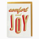 ‘Comfort and Joy’ Greeting Card