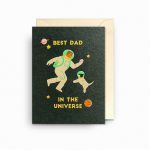 Best Dad in the Universe – Greetings Card