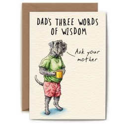 Words of Wisdom – Greetings Card