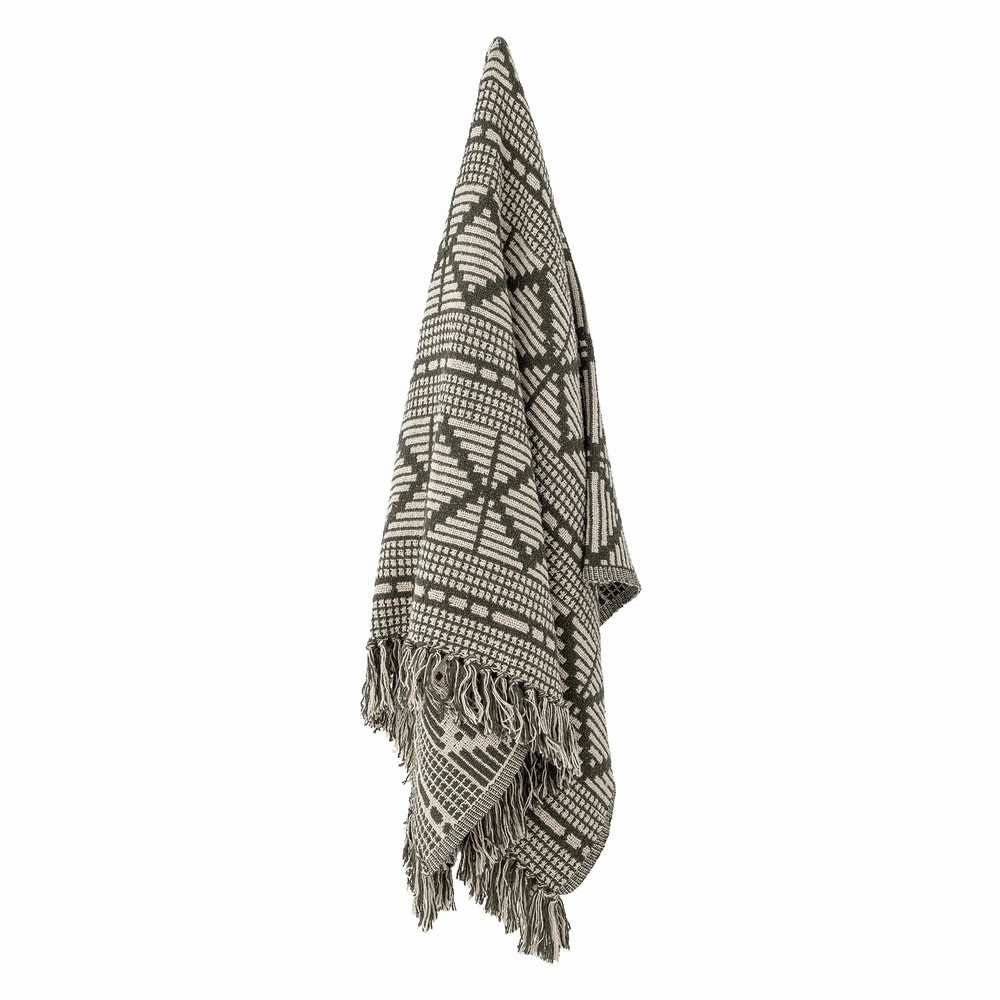 Gutte Throw - Green Recycled Cotton - Image 2