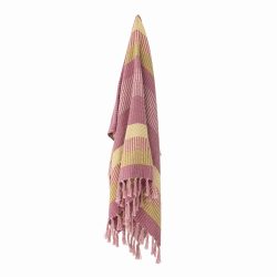 Isnel Throw – Pink Recycled Cotton