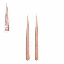 Dinner candle pink 2 pieces – h29xd2,2cm