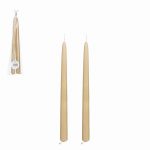 Dinner candle l. brown 2 pieces – h29xd2,2cm