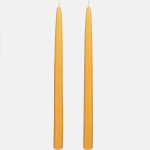 Dinner candle orange 2 pieces – h29xd2,2cm