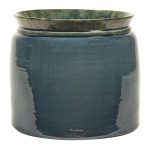 Reactive Blue Fower Pot