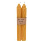 YELLOW BEESWAX CANDLES