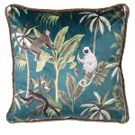 MONKEYS/PALM CUSHION