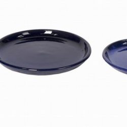 Glazed Saucer Blue