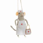 Felt Nurse Mouse