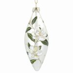 Matt Cream Glass Magnolia Olive