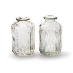 Bottle Vase Jazz Clear