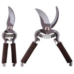 Leather-handled pruners