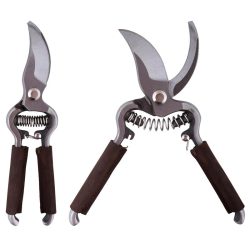 Leather-handled pruners