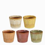 Dina Pot Round Assorted