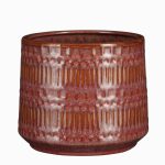Livia Pot Round Red