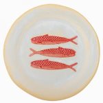 Hadden Plate, Red, Stoneware