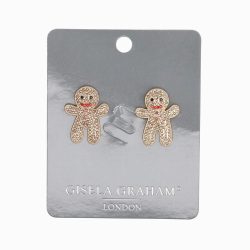 Jewelled Gingerbread Earrings