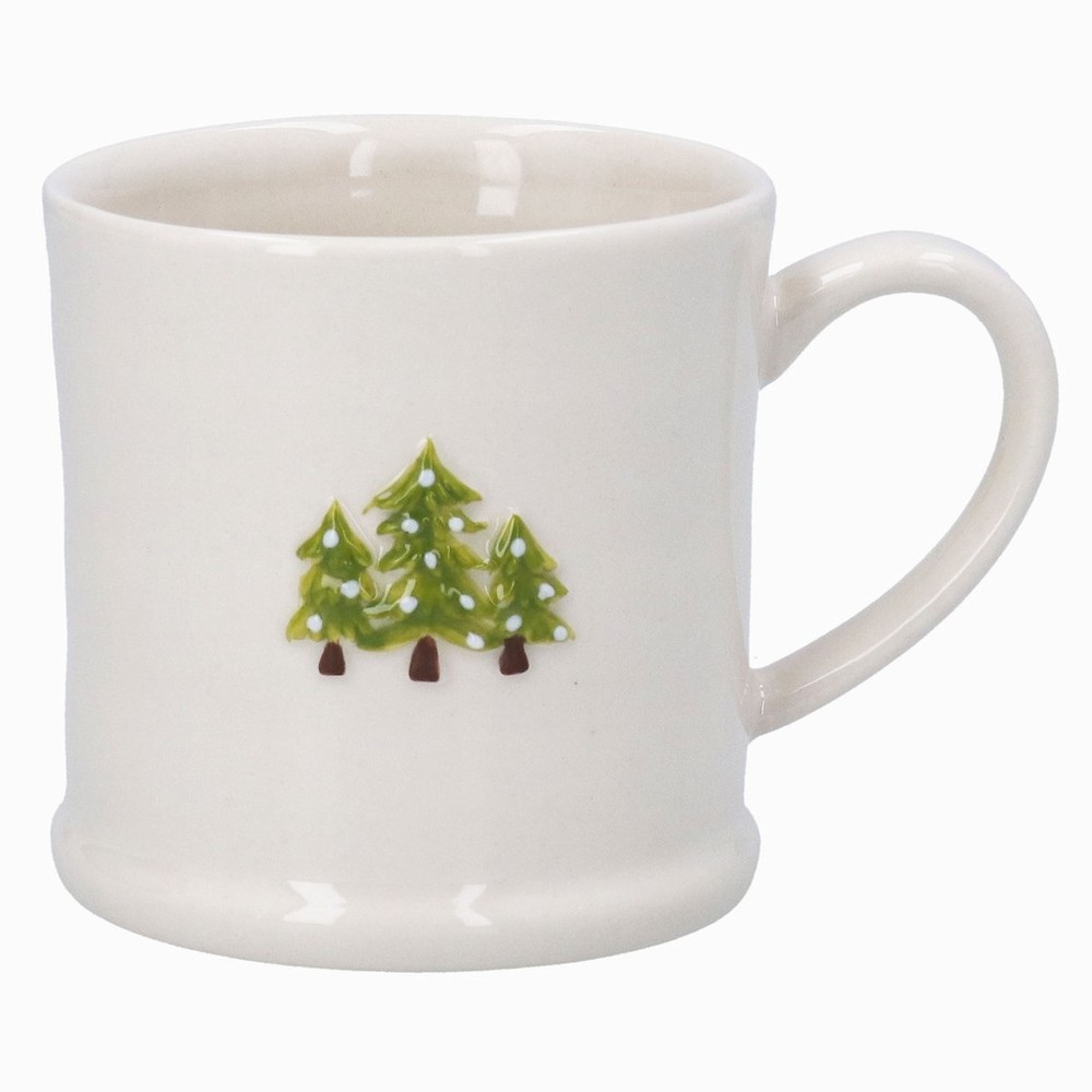 Christmas Trees Stoneware Mug
