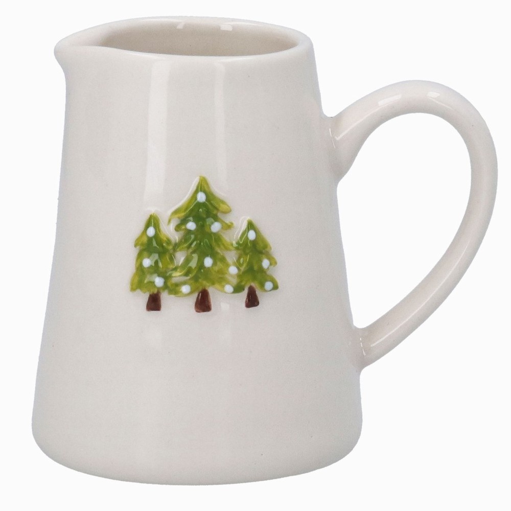 Christmas Trees Stoneware Mini Jug