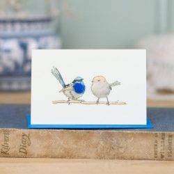 Mini Bird 13, Blue Wrens
