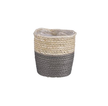 Rachel Basket Round Grey