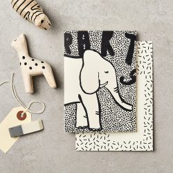 Party Elephant – Greeting Card